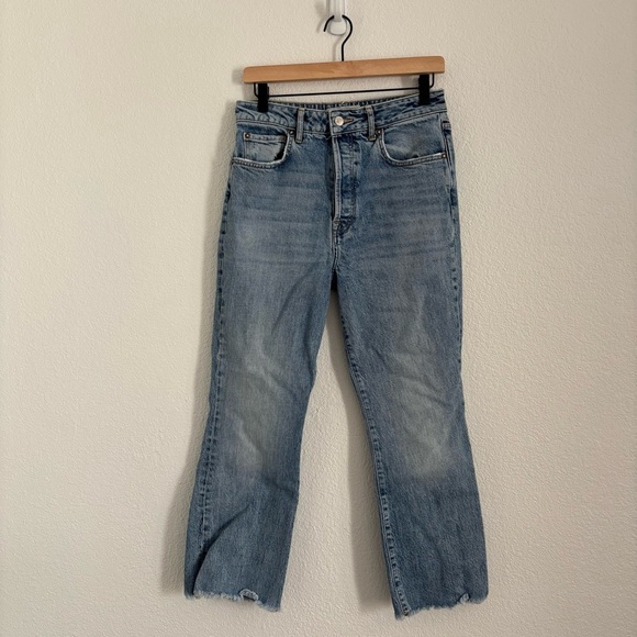 Free People Denim - We the Free People Women's Size 28 Blue Stella Kick Flare Crop Jeans
